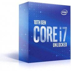 Intel Core i7-10700K 8-Core Comet Lake Processor 3.8GHz 8.0GT/s 16MB LGA 1200 CPU, Retail Intel Core i7-10700K 8-Core Comet Lake Processor 3.8GHz 8.0GT/s 16MB LGA 1200 CPU, Retail
